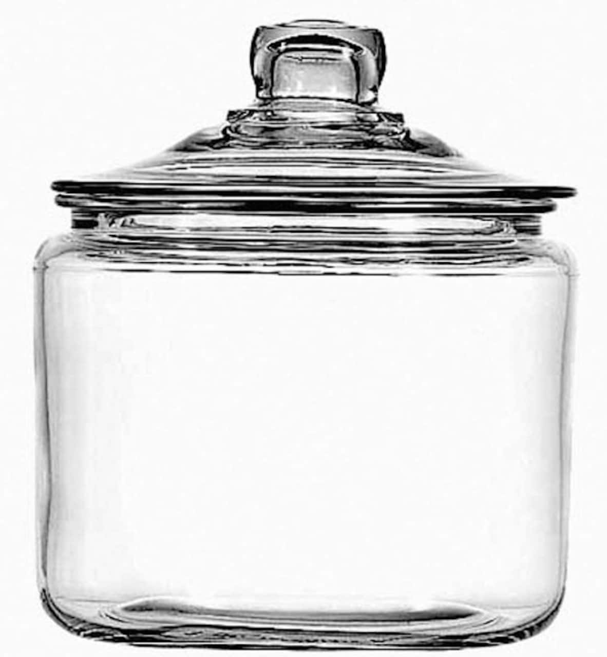 Anchor Hocking 3qt. Heritage Hill® Glass Jar with Glass Jar